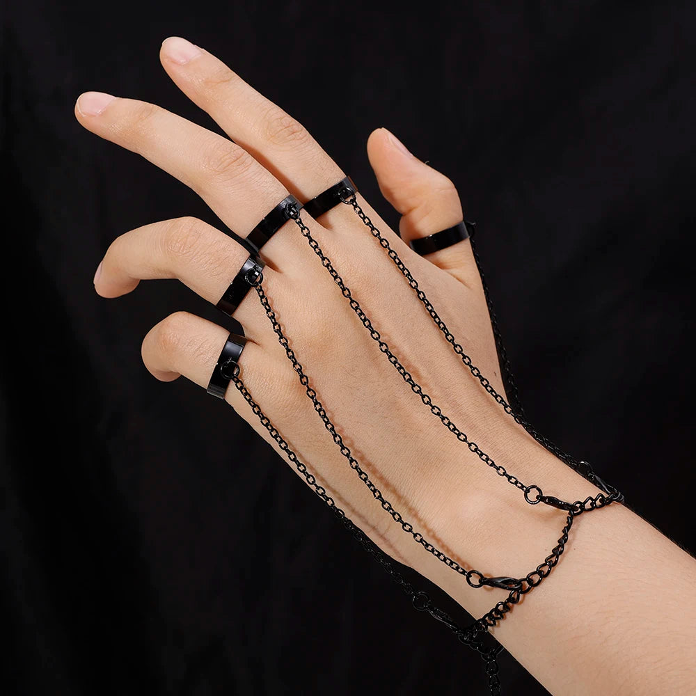 Chain Wrist Bracelet Rings for Men