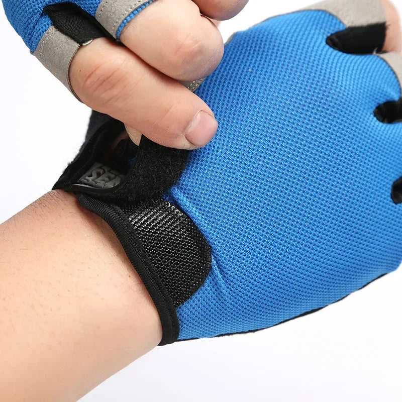 Anti-Slip Half Finger Gloves - S