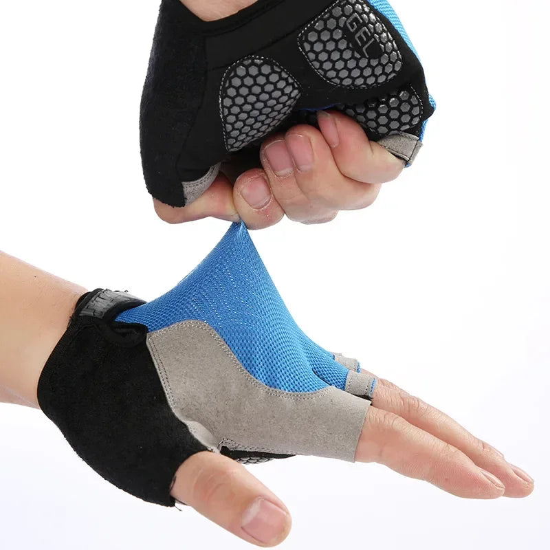 Anti-Slip Half Finger Gloves - S