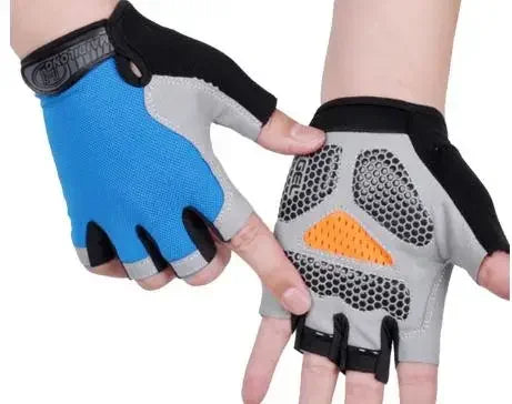 Anti-Slip Half Finger Gloves - S