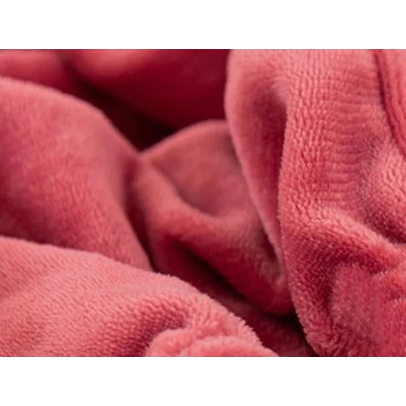 Winter Warm Coral Fleece Fitted Sheet