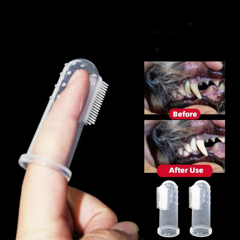 Pet Silicone Finger Toothbrush