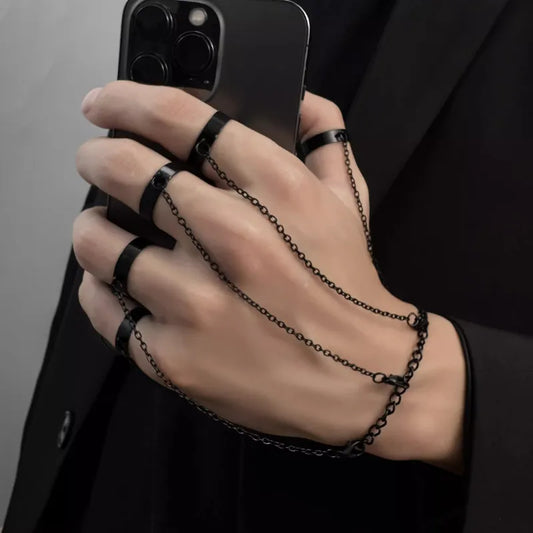 Chain Wrist Bracelet Rings for Men