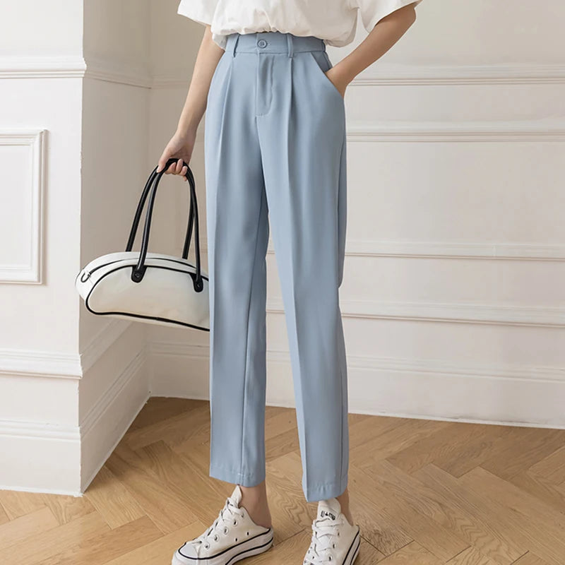 High Waist Women's Office Pants