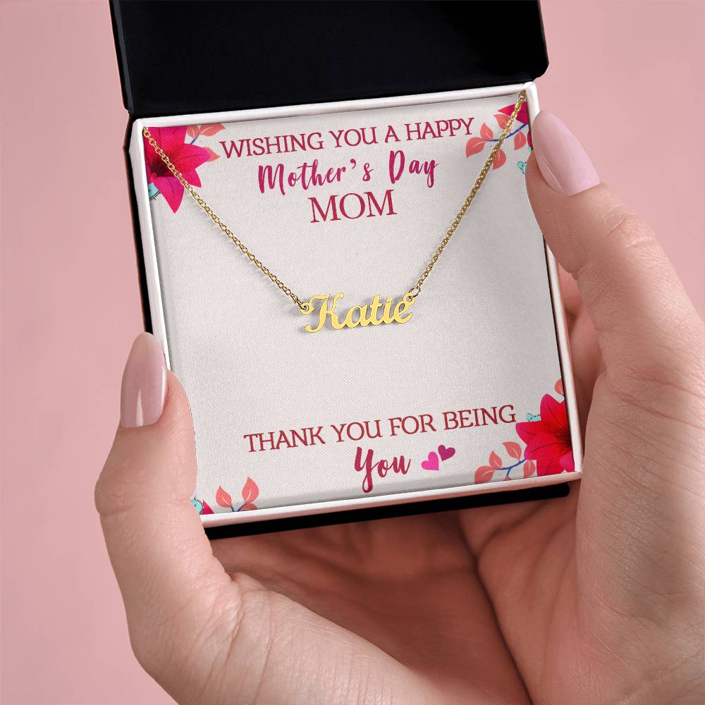 Custom Name Necklace - Wishing You