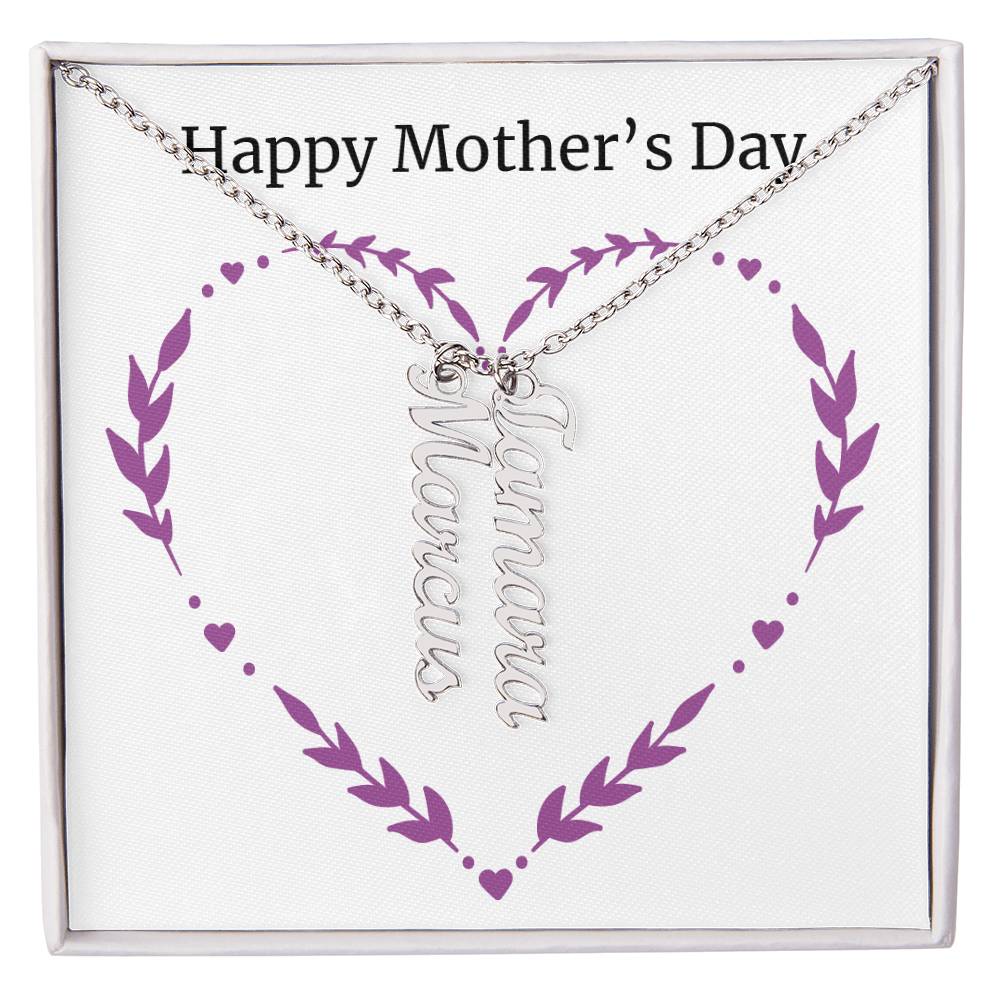 Multi Name Necklace - Happy Mother's Day