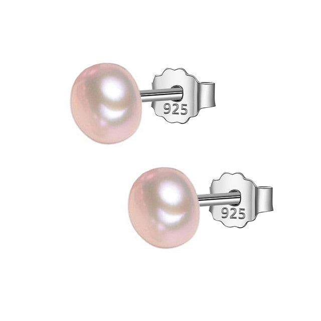 Baroque Pearl Stud Earrings