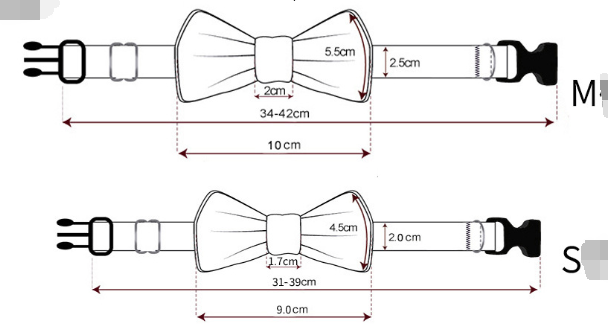 Dapper Pet Collar Bowtie