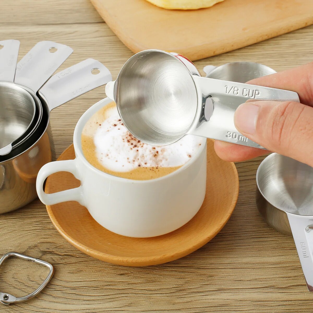 Stainless Steel Measuring Cups Set